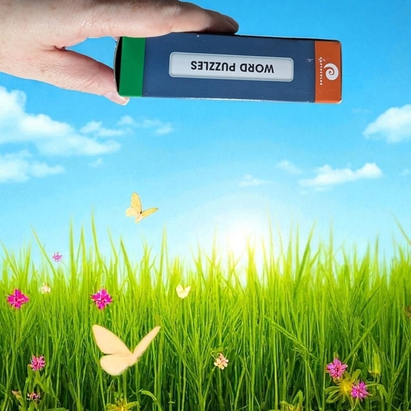 100 PICS Word Puzzles Travel Game - Solve 100 Puzzles Flash Cards with Slide New - Picture 4 of 6